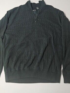 Vintage 90s Scottish Winds Plaid Pullover Golf Windbreaker  V Neck Preppy